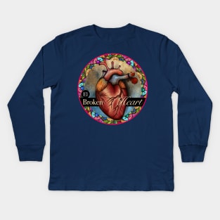 Broken Heart Kids Long Sleeve T-Shirt